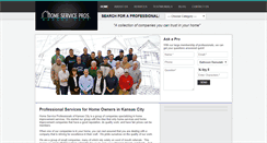 Desktop Screenshot of homeproskc.com